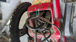 Temporary fitting the new PAS